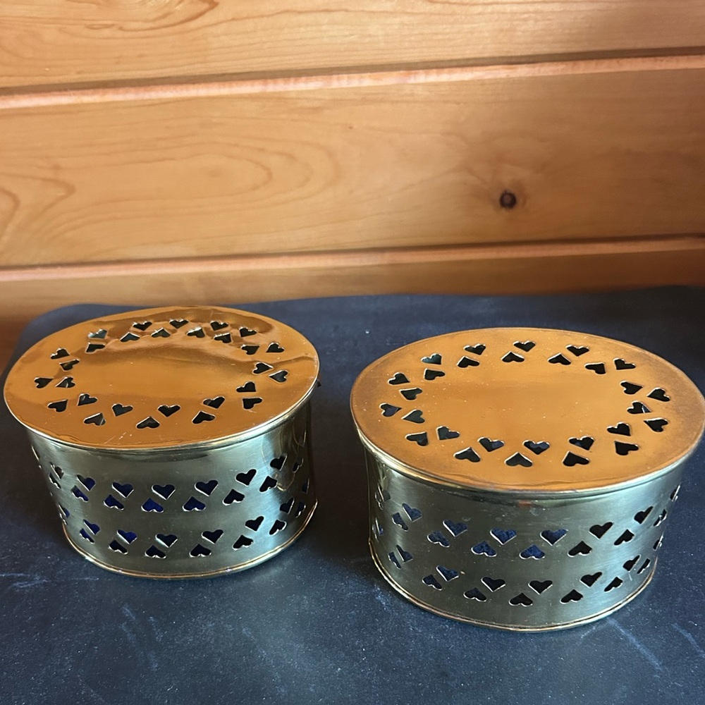 Elegant Brass Heart 💛💛💛 Decorative Boxes